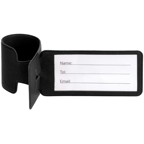 Багажная бирка Devon, черная Багажная бирка Devon, черная