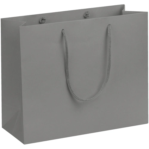 Пакет бумажный Porta S, горизонтальный, серый Пакет бумажный Porta S, горизонтальный, серый