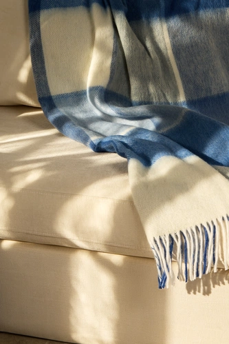 Плед Edinburgh, голубой Плед Edinburgh, голубой