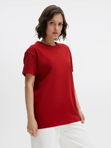 Футболка Imperial 190, вишнево-красная Футболка Imperial 190, вишнево-красная