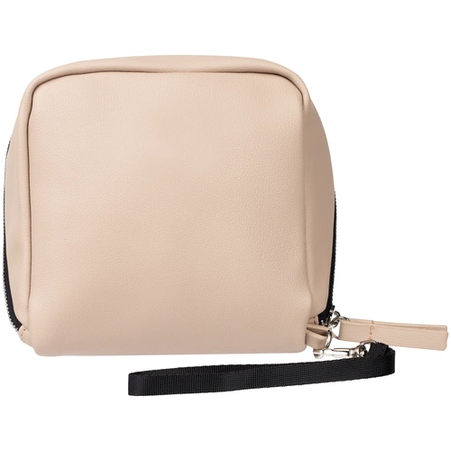 Дорожная косметичка Cubo, бежевая Дорожная косметичка Cubo, бежевая