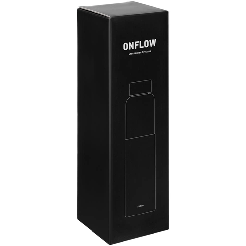 Бутылка для воды Onflow, черная Бутылка для воды Onflow, черная