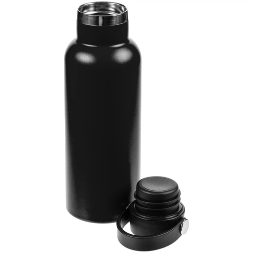Термобутылка Bidon, черная Термобутылка Bidon, черная