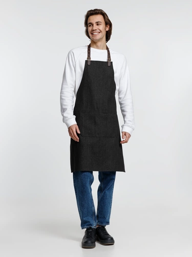 Фартук Denim Team, черный джинс Фартук Denim Team, черный джинс