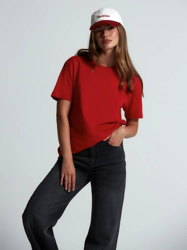 Футболка унисекс Streetwise, красная Футболка унисекс Streetwise, красная