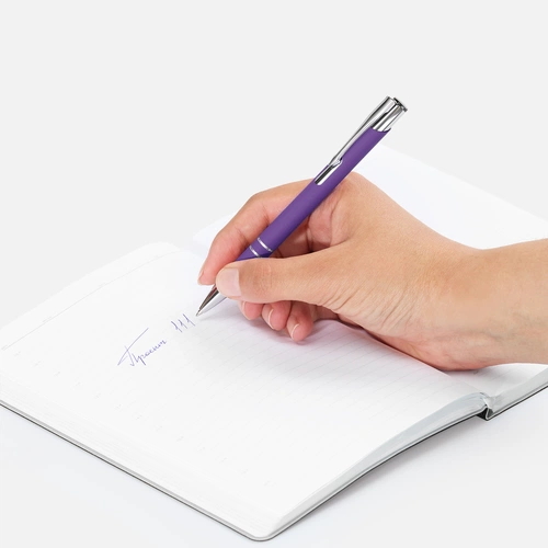 Ручка шариковая Keskus Soft Touch, фиолетовая Ручка шариковая Keskus Soft Touch, фиолетовая