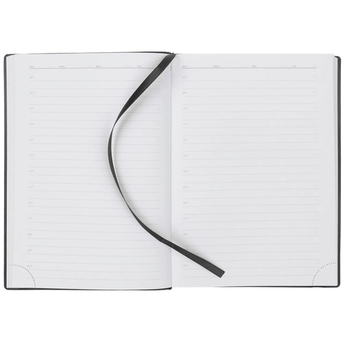 Ежедневник Vivian Metal, недатированный, черный Ежедневник Vivian Metal, недатированный, черный