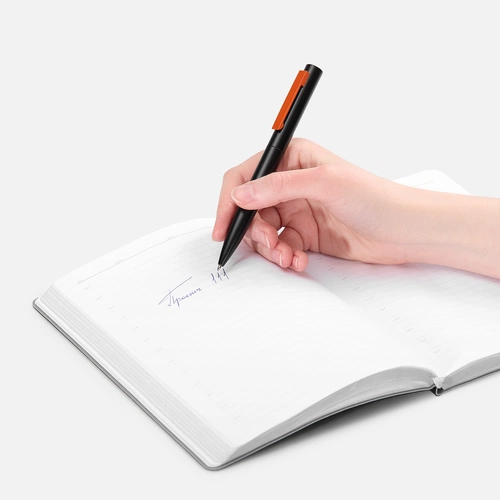 Ручка шариковая Inkolor, черная с оранжевым Ручка шариковая Inkolor, черная с оранжевым