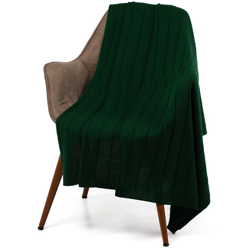 Плед Bambolay, темно-зеленый Плед Bambolay, темно-зеленый