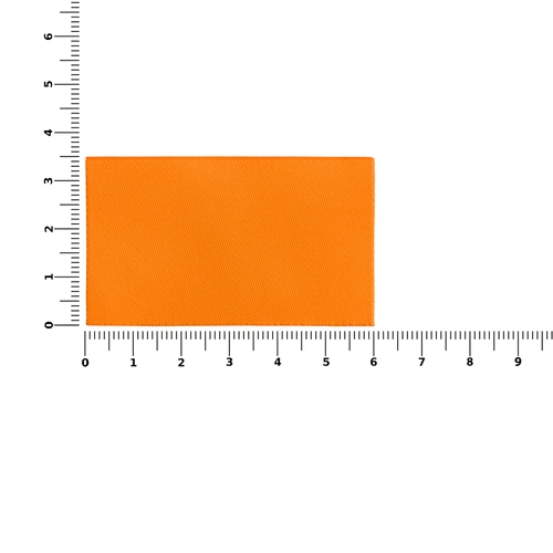 Лейбл тканевый Epsilon, M, оранжевый неон Лейбл тканевый Epsilon, M, оранжевый неон