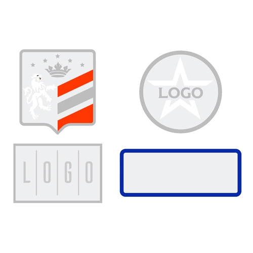 Шеврон из габардина Gabo M, белый Шеврон из габардина Gabo M, белый