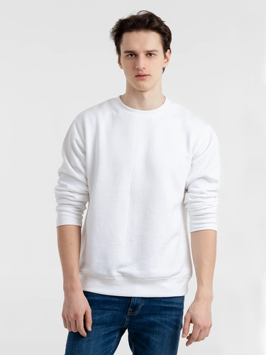 Толстовка New Supreme 280, серый меланж Толстовка New Supreme 280, серый меланж