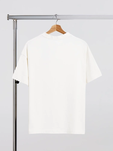 Футболка оверсайз унисекс Sinkopa, молочно-белая Футболка оверсайз унисекс Sinkopa, молочно-белая