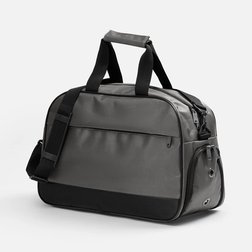 Спортивная сумка Atlantes, серая с черным Спортивная сумка Atlantes, серая с черным