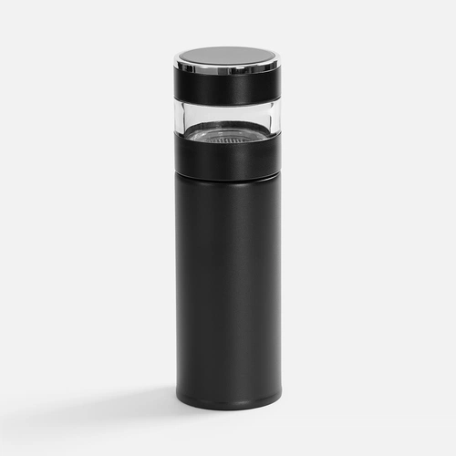Смарт-бутылка с инфьюзером Thermory ver.2, черная Смарт-бутылка с инфьюзером Thermory ver.2, черная