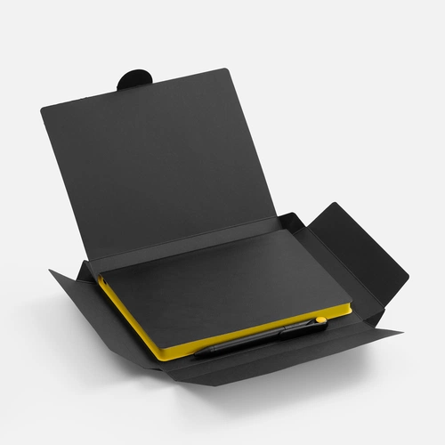 Набор Doppio, черный с желтым Набор Doppio, черный с желтым