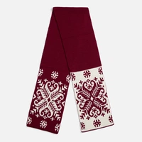 Шарф Wintertude M, красный с белым
