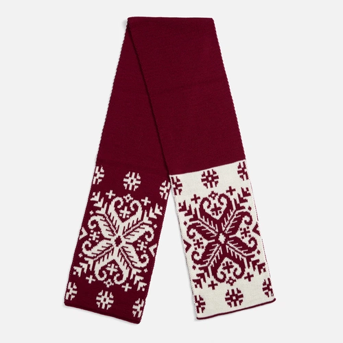 Шарф Wintertude M, красный с белым Шарф Wintertude M, красный с белым