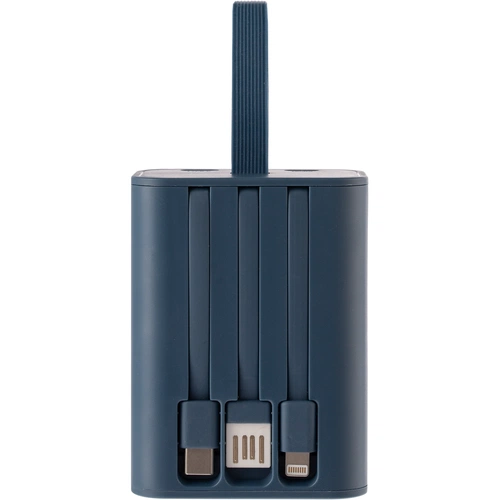 Аккумулятор с быстрой зарядкой Trellis Quick 10000 мАч, синий Аккумулятор с быстрой зарядкой Trellis Quick 10000 мАч, синий