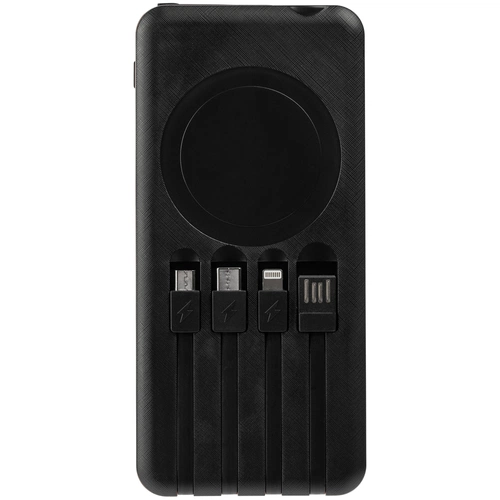 Аккумулятор с беспроводной зарядкой Holiday Maker Wireless, 10000 мАч, синий Аккумулятор с беспроводной зарядкой Holiday Maker Wireless, 10000 мАч, синий