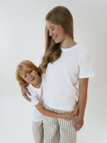 Футболка детская T-Bolka Kids, белая (белоснежная) Футболка детская T-Bolka Kids, белая (белоснежная)