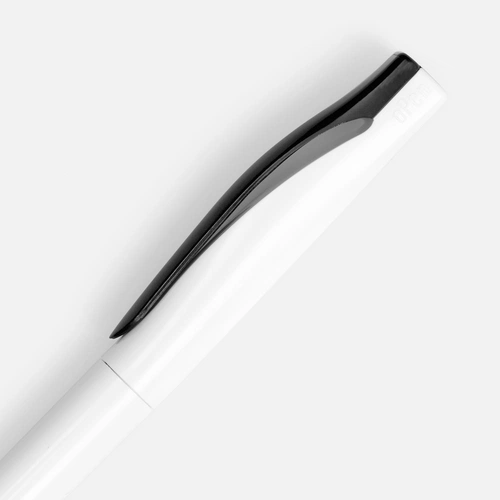 Ручка шариковая Pin, белая с черным Ручка шариковая Pin, белая с черным