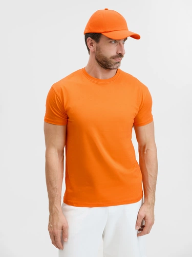 Футболка унисекс T-Bolka 160, оранжевая Футболка унисекс T-Bolka 160, оранжевая