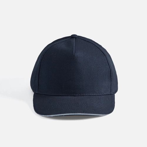 Бейсболка Long Beach, темно-синяя с белым Бейсболка Long Beach, темно-синяя с белым