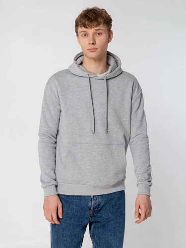 Толстовка с капюшоном Unit Kirenga Heavy, серый меланж Толстовка с капюшоном Unit Kirenga Heavy, серый меланж