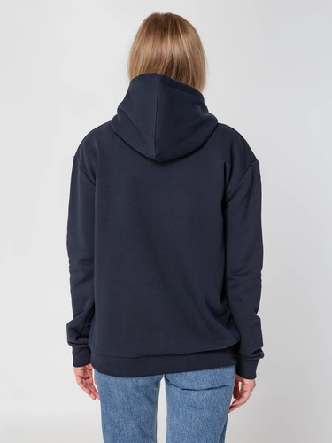 Толстовка с капюшоном Unit Kirenga Heavy, темно-синяя Толстовка с капюшоном Unit Kirenga Heavy, темно-синяя