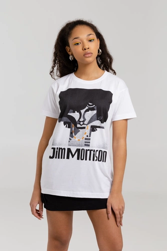 Футболка «Меламед. Jim Morrison», белая Футболка «Меламед. Jim Morrison», белая
