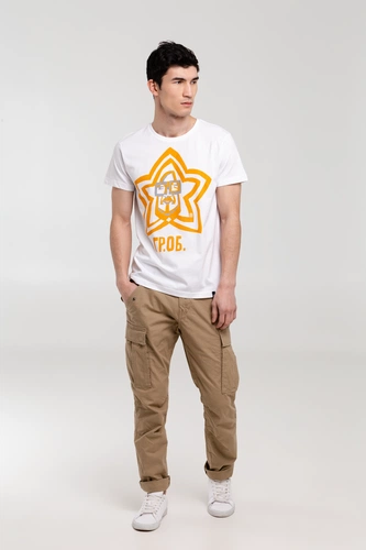 Футболка «Меламед. Егор Летов», белая Футболка «Меламед. Егор Летов», белая