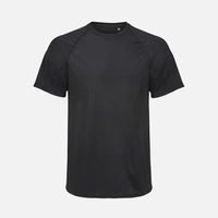 Футболка спортивная унисекс Vortex, черная