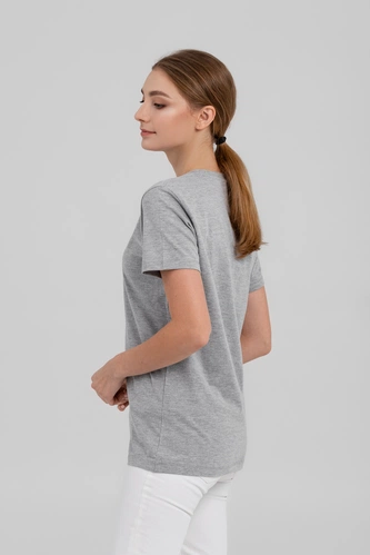 Футболка унисекс T-bolka 160 Original, серый меланж Футболка унисекс T-bolka 160 Original, серый меланж