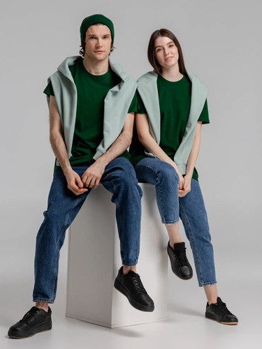 Футболка Imperial 190, темно-зеленая Футболка Imperial 190, темно-зеленая