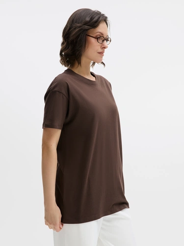 Футболка унисекс Regent 150, темно-коричневая (шоколад) Футболка унисекс Regent 150, темно-коричневая (шоколад)