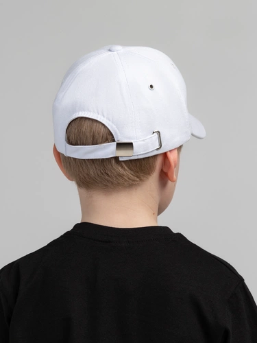 Бейсболка детская Capture Kids, белая Бейсболка детская Capture Kids, белая