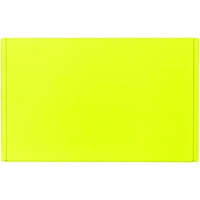 Лейбл из ПВХ Dzeta, ХL, желтый неон