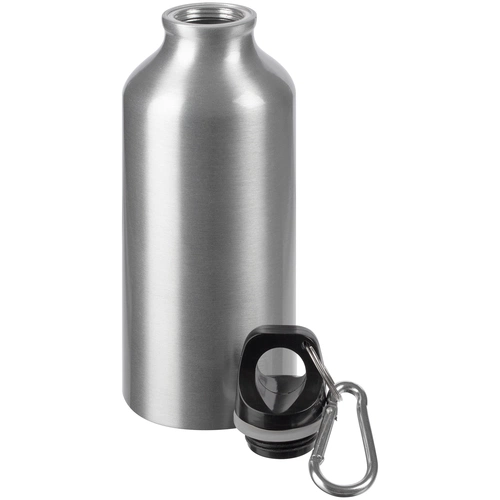 Бутылка для воды Funrun 400, серебристая Бутылка для воды Funrun 400, серебристая