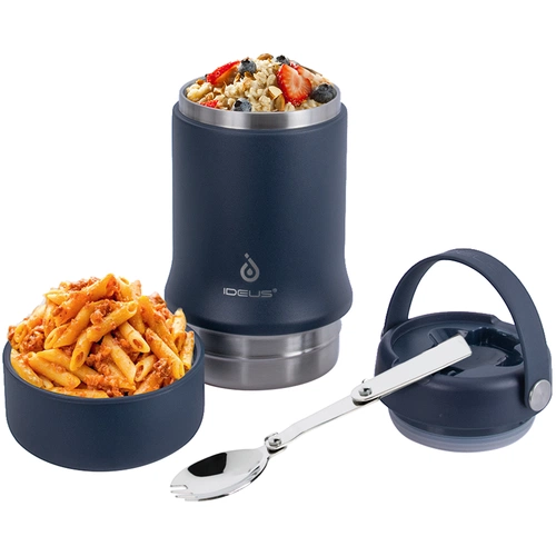 Термос для еды Tabenodo, темно-синий Термос для еды Tabenodo, темно-синий