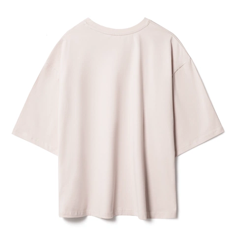 Футболка унисекс оверсайз Street Vibes, бежевая Футболка унисекс оверсайз Street Vibes, бежевая