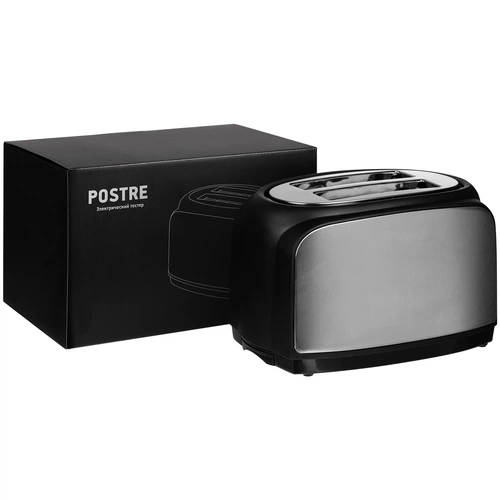 Электрический тостер Postre, серебристо-черный Электрический тостер Postre, серебристо-черный