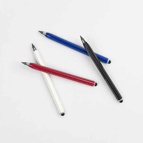 Вечный карандаш Tricore со стилусом, красный Вечный карандаш Tricore со стилусом, красный