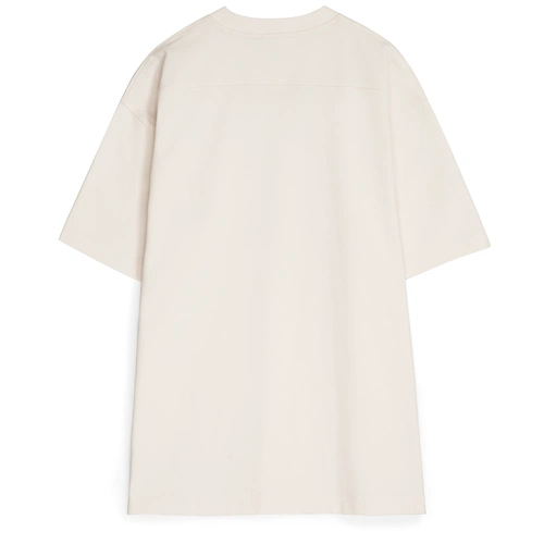 Футболка оверсайз унисекс Sideline, молочно-белая Футболка оверсайз унисекс Sideline, молочно-белая