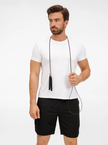 Скоростная скакалка Profi Comfi, черная Скоростная скакалка Profi Comfi, черная