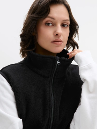 Жилет флисовый унисекс Ben Mac, черный Жилет флисовый унисекс Ben Mac, черный