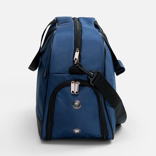 Спортивная сумка Atlantes, синяя с черным Спортивная сумка Atlantes, синяя с черным