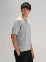 Футболка оверсайз унисекс Vozduh, светло-серая