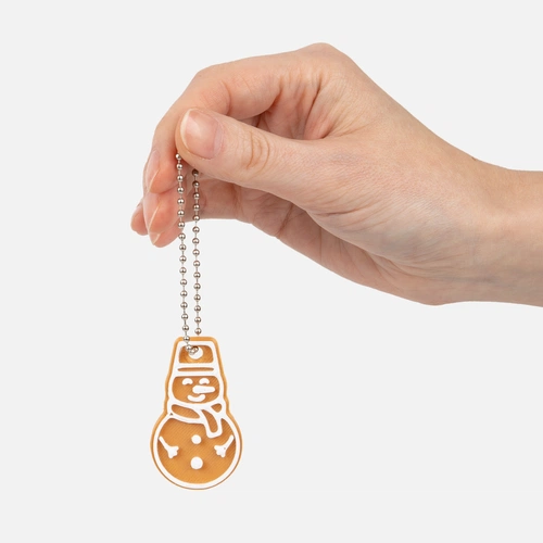 Мини-подвеска «Пряник», 3D-печать на заказ, снеговик Мини-подвеска «Пряник», 3D-печать на заказ, снеговик