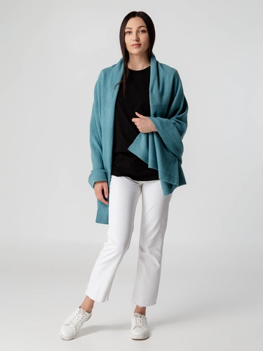 Плед-Палантин Territ, светло-бирюзовый Плед-Палантин Territ, светло-бирюзовый